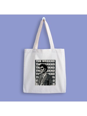 Designedfy The Weeknd 2 Baskılı Bez Çanta