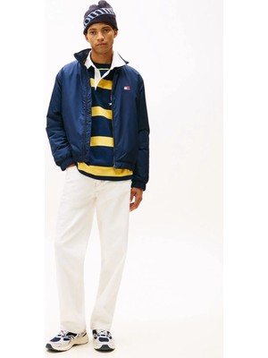 Tommy Jeans Lacivert Erkek Relaxed Mont DM0DM21936C1G Tjm Essentıal Padded