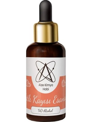 Alze Kimya Hobi Tatlı Kayısı Esansı 10 ml Mum, Taş Tozu ve Oda Kokusu Esansı