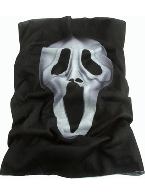 Zero Land Kmrsfres Kuru Kafa Desenli Baff Boyunluk Siyah