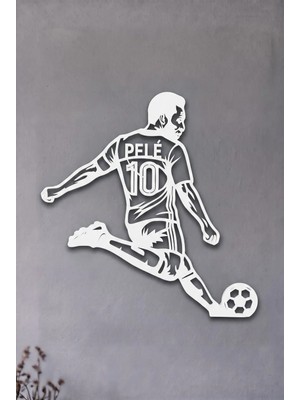 Pelé Efsane Futbolcular Serisi 3D Baskı Wall Art Duvar Dekoru - Taraftar Odası Dekorasyonu