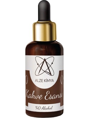 Alze Kimya Hobi Kahve  Esansı 20 ml Mum, Taş Tozu ve Oda Kokusu Esansı