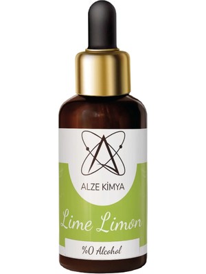 Alze Kimya Hobi Lime Limon Esansı 30 ml Mum, Taş Tozu ve Oda Kokusu Esansı