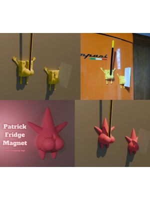 Baba Oğul 3D Seçtiğiniz 2 Adet 3D Baskı Buzdolabı Magneti – Eğlenceli Karakter Figürlü Magnet