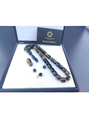 İskeçe Tesbih Şevket Alkan Usta Eseri Vıp Kutulu 35 Gr. Caretta Caretta (Kaplumbağa) Sertifikalı 10433