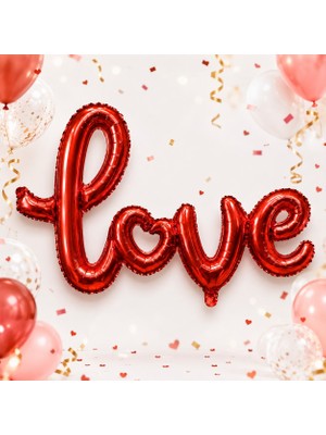 Love Yazılı Balon
