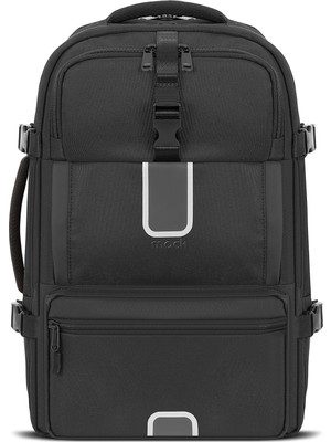 Happy Trend Mack Explor Eco MCE-1205 34L El Bagajı Seyahat Sırt Çantası, 17.3 Inç Laptop Sırt Çantası, Su Geçirmez Kabin Boy Sırt Çantası, Çevre Dostu, Reflektörlü Hafta Sonu Çantası