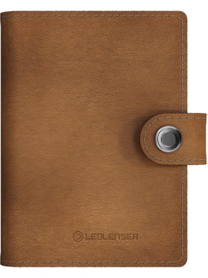 Happy Trend Ledlenser Lite Wallet Plus, Caramel, Powerbankli ve Fenerli Cüzdan