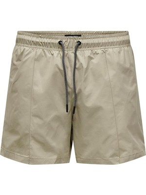Happy Trend Only & Sons Onsted Lıfe Swım Short Solıd Pıpıng Tek Parça Mayo Erkek