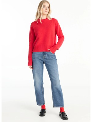 Ted Baker Mavi  Kadın Tapered Fit Pantolon TBWRDN1036-2