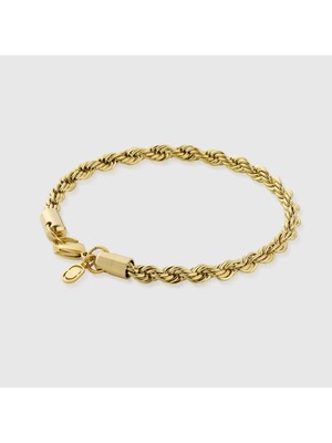 Parla Halat Bileklik 5mm – 14K Altın Kaplama
