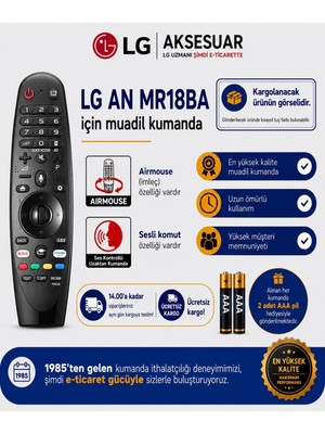 Suntel Lg An MR18BA Ses Komutlu Airmouse Özellikli Kumanda