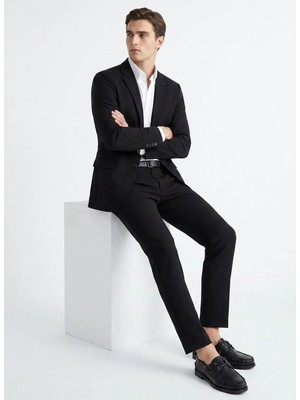 Altınyıldız Classics Siyah Erkek Slim Fit Takım Elbise 4A3010001101_SYH