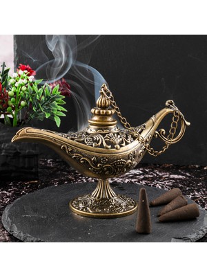 DC Dmt Copper DMT Gaziantep Bakır Buhardanlık-Tütsülük sihirli lamba alaattin yükseklik 12 cm