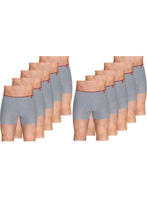 Berrak 4433 Erkek Çizgili Sport Boxer 10 Adet