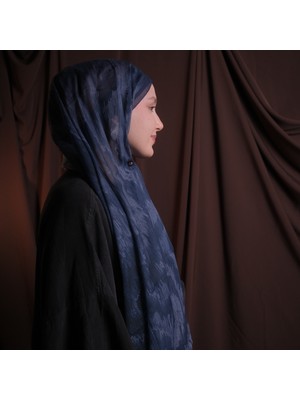 Rami Siesta Desen Siyah Şal – Kaymaz Doku – Yazlık/kışlık - 75X185