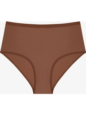 Penti Açık Kahverengi Essentials Yüksek Bel Slip Külot
