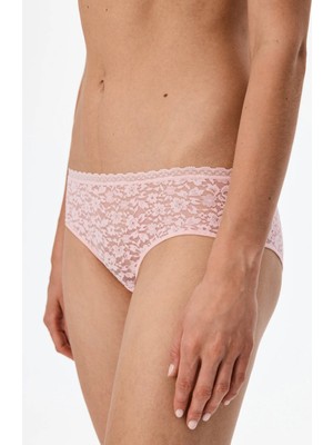 Penti Pembe Easy Dantel Çiçekli Hipster Külot