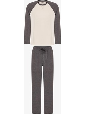 Penti Erkek Contour Ease Pantolon Uzun Kollu Pijama Takımı