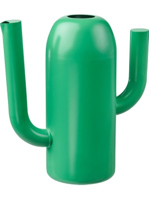 IKEA Modern Yeşil Cam Vazo 24 cm - Dekoratif Ev & Ofis Süsü - Çiçek Vazosu Şık Tasarım