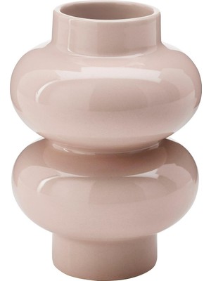 IKEA Modern Pembe Cam Vazo 14 cm - Dekoratif Ev & Ofis Süsü - Çiçek Vazosu Şık Tasarım