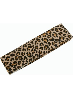 Eco Lounge Leopar Desenli Saç Bandı 6 cm