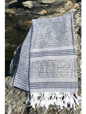 Quattro Home Linen Peştemal - Lacivert