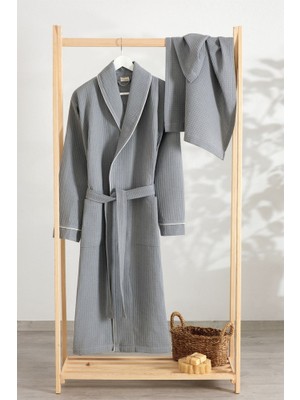 Quattro Home  Soho Pike Bornoz - Havlu Seti - Gri