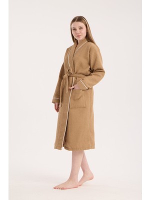 Quattro Home  Unisex Soho Pike Bornoz - Kahverengi