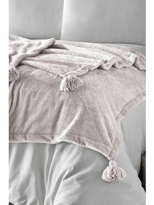 Quattro Home  Puffy Wellsoft Battaniye - Vizon