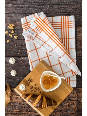 Quattro Home Soft 5'li Kurulama Bezi - Turuncu