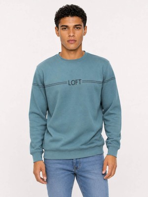 Loft Regular Fit Petrol Erkek Sweatshirt LF2044510