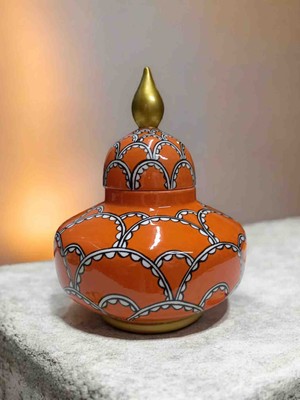 Arbe Art Gallery Seramik Uzay Küp Ay Desen
