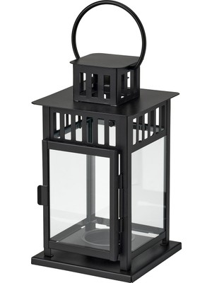 IKEA Modern Siyah Dekoratif Ürün 20 cm - Ev Dekorasyon Aksesuarı Şık Tasarım