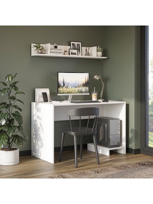 Roomart Mode Raflı Çalışma Masası , Çalışma Ofis Masası , Bilgisayar Masası