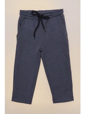 FullaModa 3 Iplik Basic Beli Lastikli Unisex Çocuk Eşofman Altı