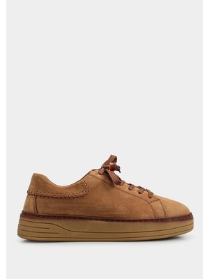 ProvoQ Taba Deri Kadın Sneaker
