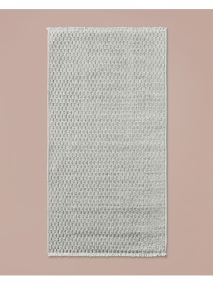 English Home Ales Dokuma Kilim 80X150 cm Açık Gri