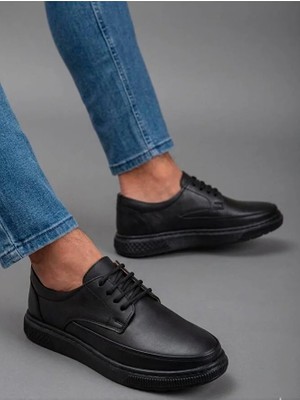 BEREN Erkek Hakiki Deri Casual Günlük Ayakkabı Ortopedik Taban Comfort Sneaker
