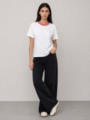 Loft Boxy Fit Kadın Tshirt K.kol