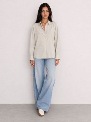 Loft Loose Fit Kadın Gömlek U.kol