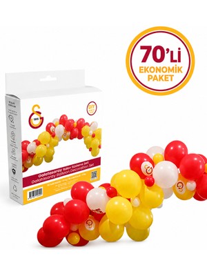 Balonevi Galatasaray Balon Dekorasyon Seti 70'li