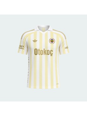 Adidas KE4425 Fenerbahçe 26/27 Super Lig Deplasman Forması Beyaz-Sarı