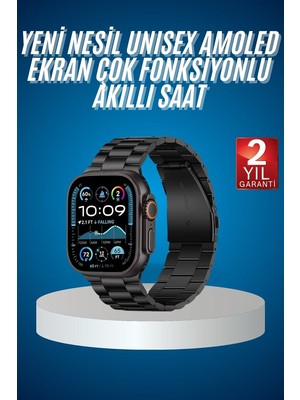 Ankaverse Akıllı Saat 3 Kordonlu Waterproof Adımsayar Titreşim ve Gps Özelliği
