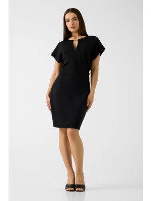 Guess Morgana Kadın Scuba Modal Karışımlı A Kesim Elbise