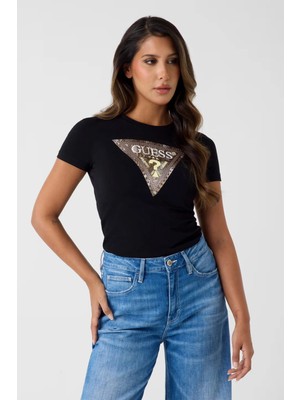 Guess Snake Kadın Slim Fit T-Shirt