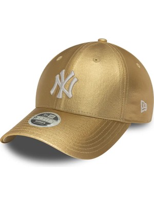 New Era New York Yankees Kadın Mlb Metalik Altın 9forty Ayarlanabilir Şapka