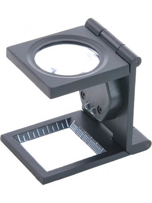 TeknoKapsül 25X25 mm Full Çelik Kaplı Katlamalı Büyüteç TH9005B