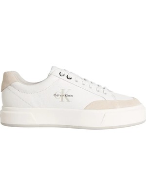 Calvin Klein Kadın Basket Cupsole Laceup Lth Mix Ayakkabı YW0YW020230K7