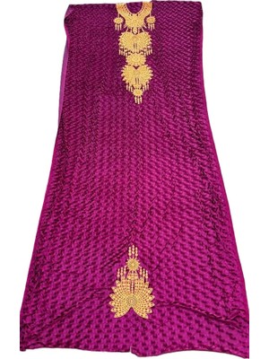 Hasyılmaz Nakış Işlemeli Kadife Elbiselik Kumaş 300X150CM 0015